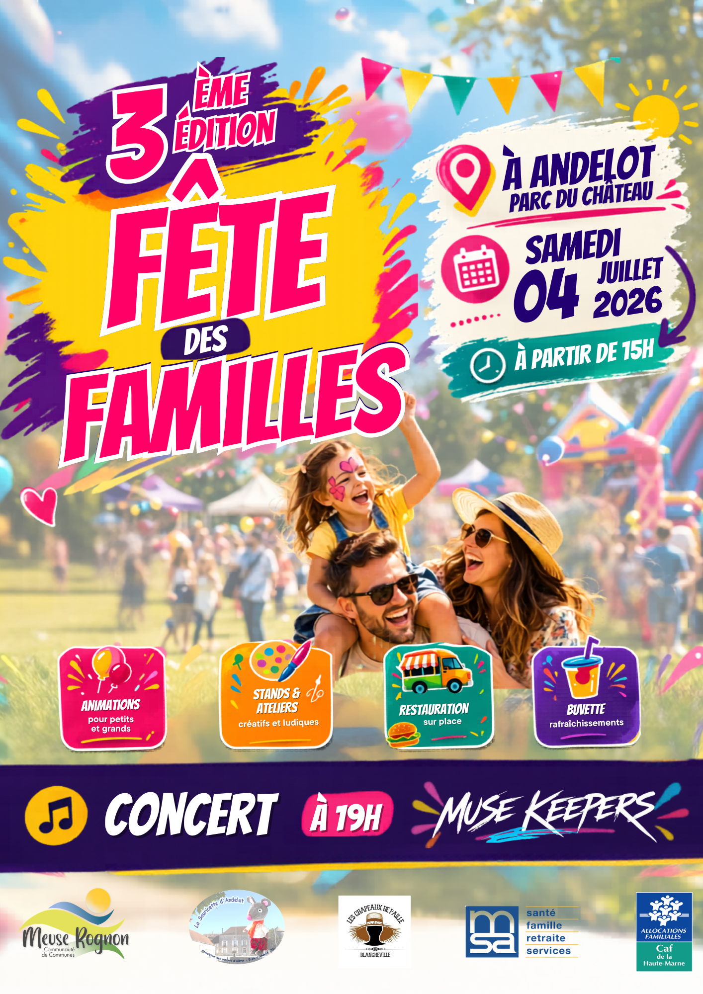 FÊTE DES FAMILLES à ANDELOT-BLANCHEVILLE